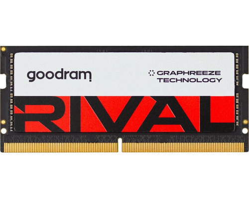 GoodRam Rival, SODIMM, DDR5, 16 GB, 5600 MHz, CL40 (GGEES5-56L40S/16G)