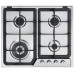 DeLonghi De'Longhi TAF 46 PRO stal nierdzewna wbudowany 58 cm gaz 4 stref (y)
