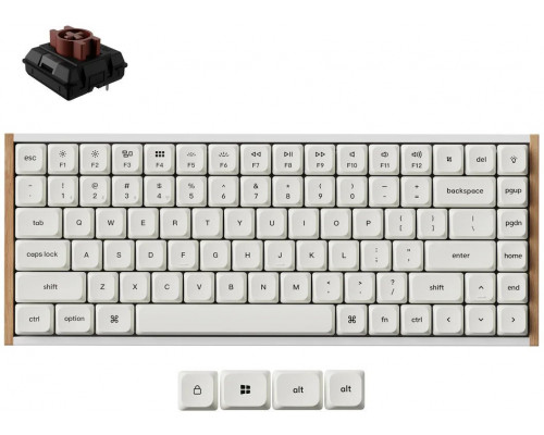 Keychron K3 Ultra 8K Keychron Milk POM Switch Brown (4894979056214)