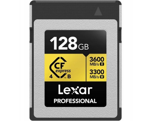 SD  Lexar Professional Gold CFexpress 128 GB  (LCXEXP4128G-RNENG)