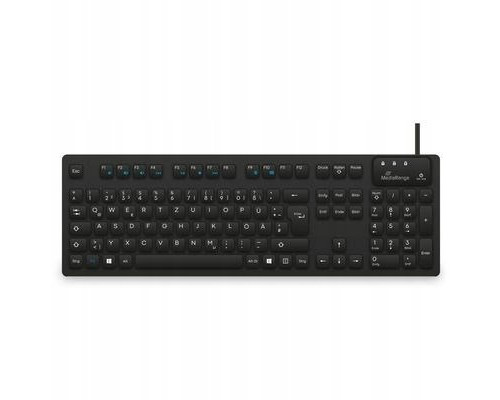 MediaRange MROS273 Dom/Biuro USB QWERTZ Niemiecki Czarny (568631)