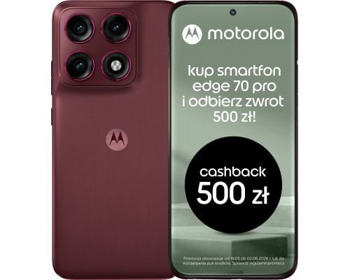 Motorola Edge 70 Pro 5G 12/512GB Red  (PBC20005PL)