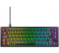 Cherry K5V2 Compact, Wired, USB, Mechanical, QWERTY, RGB LED, Black (CX-K5V2-RGB-CPT-BLACK-R-NOR)
