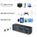 JYS Hub Adapter USB 3.0 4w1 3x USB-A 1x USB-C 5 Gb/s for PS5 / PC Steam Machine JYS-SDM007-V2 (SB11944)