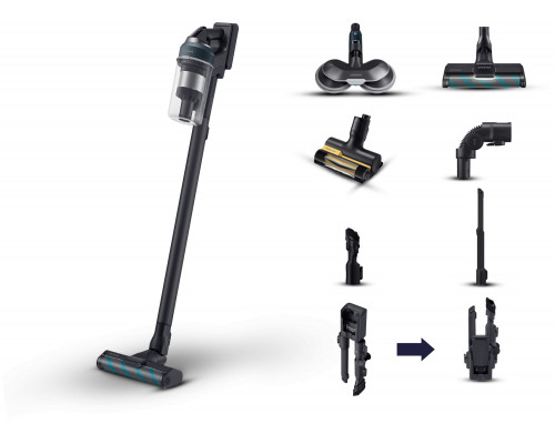 Samsung Stojący 2 w 1 VS20C852FTB bateria suchy bez worka 580 w Black, Blue (VS20C852FTB/WA)