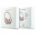 Guess  Metallic Script Logo ENC  Headphone Pink (3666339630164)