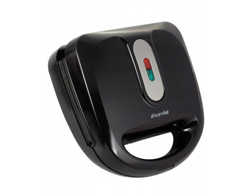 Kamille Opiekacz do orzeszków 6723 Black 800 W 5 W 1 pączki sandwicze grill gofry (KM6723)
