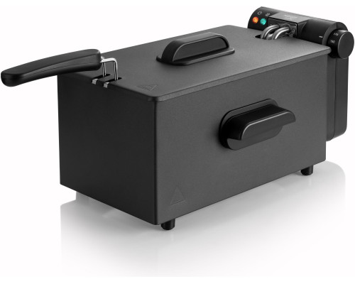 Haeger Garnek do smażenia na głębokim tłuszczu 3L 2000W Dark Deep (DF-3SS.021A)