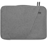 Wozinsky Na laptop WTNP-14G 13-14" z chowaną rączką - gray (5907769387784)