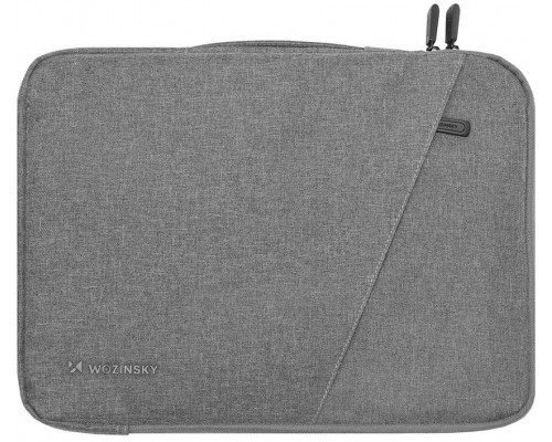 Wozinsky Na laptop WTNP-14G 13-14" z chowaną rączką - gray (5907769387784)