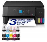 MFP Epson EcoTank* | L3362 | Inkjet | Kolorowy | Drukarka wielofunkcyjna | A4 | Wi-Fi | Black (C11CL63421)