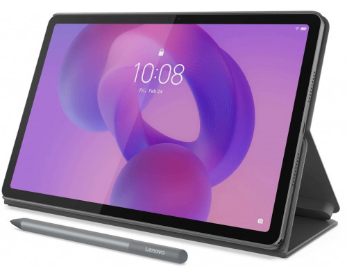Lenovo Idea Tab (w/o power adapter) | | Luna Grey | 11 -inch | 2560 x 1600 pixels | IPS | MediaTek | 8 GB | Dimensity 6300 | Soldered LPDDR4X | 256 GB | Wi-Fi | Front camera | 5 MP | Rear camera | 8 MP | Bluetooth | 5.2 | Android | 15 or Later | Wa (ZA