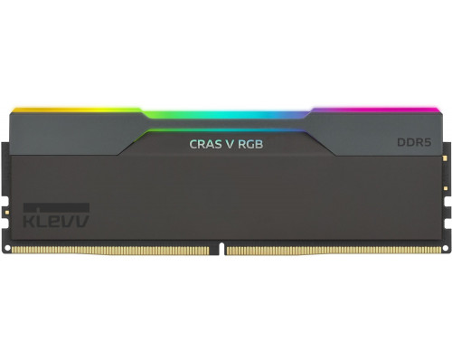 Klevv Cras V RGB moduł pamięci 32 GB 2 x 16 GB DDR5 6400 MT/s 288-pin DIMM (KD5AGUA80-64B300G)