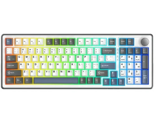 White Shark  Excalibur White KTT Wine Red RGB Hot-Swap (EXCALIBUR-W)
