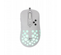 White Shark Myszka gamingowa Azrael biała RGB 12800 dpi (AZRAEL-W)