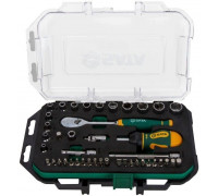 Hedootools SATA Zestaw 49 nasadek i bitów 1/4" z grzechotką szybkomocującą 120XP (ST109200)
