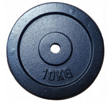 Kubisport Ciężar load cast iron Plate do gryfu hantli 10kg - 30mm (Kub_05-CW10K-30)