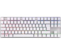 Cherry MX 8.2 TKL Wireless RGB klawiatura Gaming RF Wireless + Bluetooth AZERTY Francuski Biały (G80-3882LYAFR-0)