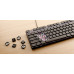 Natec Amberjack | | | US | Linear | Białe podświetlenie, Hot-swappable Switches, Anti-ghosting, Built-in memory, Macro recording | Black/Gray (NKL-2391)