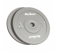 Rebel olympic rubberized BUMPER, seria BEAST, zestaw 2x5kg, otwór 51 mm, ACTIVE (RBA-2145-05)