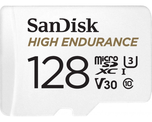 SD  SanDisk High Endurance MicroSDXC 128 GB Class 10 UHS-I/U3 V30 (SDSQQNR-128G-GN6IA)