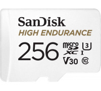 SD  SanDisk High Endurance MicroSDXC 256 GB Class 10 UHS-I/U3 V30 (SDSQQNR-256G-GN6IA)