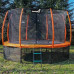 Garden Trampoline Jumpi Garden Maxy Comfort Plus With inner mesh 12.5 FT 374 cm pomarańczowa