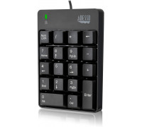 Spire ADESSO klawiatura numeryczna WKB-6010UB bezprzewodowa 18 klawiszy