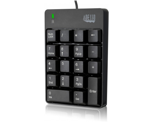 Spire ADESSO klawiatura numeryczna WKB-6010UB bezprzewodowa 18 klawiszy