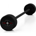 Marbo Sport Barbell prosta Steel Rubber Barbell 30kg Black