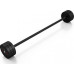 Marbo Sport Barbell prosta Steel Rubber Barbell 30kg Black