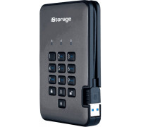 SSD iStorage diskAshur Pro 2 256GB Gray (IS-DAP2-256-SSD-256-C-G)