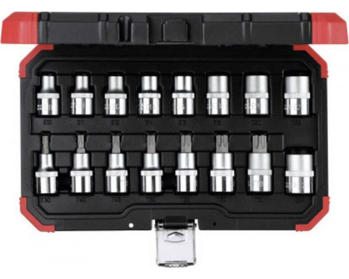 Gedore Gedore Red Socket set 1/2 ", Torx, 16 pieces (red / black, E10 - T70)