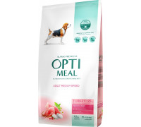 Optimeal OPTIMEAL karma for dogs medium races turkey 12 kg