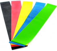Sports Equipment Mini Band FT37 dažādu pretestības līmeņu komplekts daudzkrāsains 5 gab.