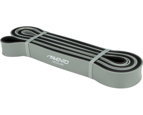 Avento Powerband vidēja pretestība pelēka 1 gab.