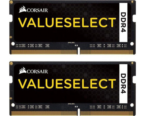 Corsair Value Select, SODIMM, DDR4, 8 GB, 2133 MHz, CL15 (CMSO16GX4M2A2133C15)