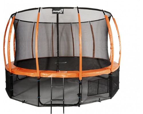Garden Trampoline Jumpi Garden Maxy Comfort Plus With inner mesh 16 FT 487 cm pomarańczowa