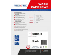 Megatec Bags paper Megatec do Starmix 20 L, kpl. 5 szt