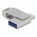 Pendrive Delock PENDRIVE DELOCK 64GB USB-C+USB-A 3.1 GEN 2 METALOWA OBUDOWA