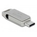 Pendrive Delock PENDRIVE DELOCK 64GB USB-C+USB-A 3.1 GEN 2 METALOWA OBUDOWA