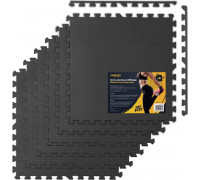 Neo-Sport Aizsargsegums 60 cm x 60 cm x 1 cm melns