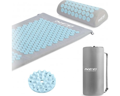 Neo-Sport NeoSport Mata do akupresury z kolcami 190102 szaro-niebieska