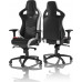 Noblechairs EPIC z prawdziwej skóry - black/white/red (GAGC-034)