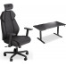 Endorfy Endorfy Meta BK black (EY8A005) + Biurko Atlas L Czarne 150cm x 78cm