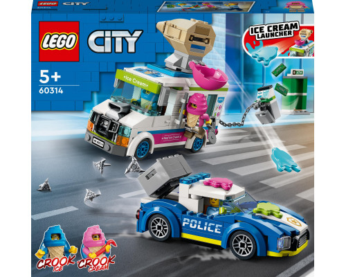 LEGO City Policyjny pościg za furgonetką z lodami (60314)