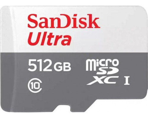 SD  SanDisk Ultra MicroSDXC 512 GB Class 10 UHS-I  (SDSQUNR-512G-GN3MN)