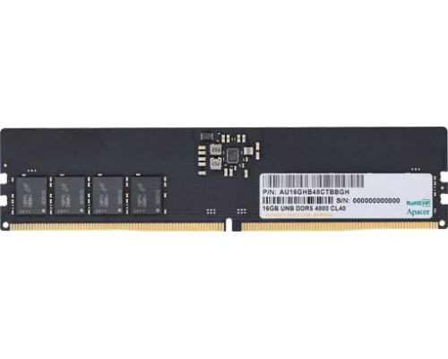 Apacer DDR5, 16 GB, 4800MHz, CL40 (FL.16G2A.PTH)