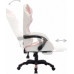 vidaXL z LED RGB White-Pink with footrest