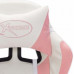 vidaXL z LED RGB White-Pink with footrest